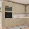 Módulo Torre Quente 172x70x56cm Micro-Ondas Forno 100% MDF Cozinha Provence Robel Fendi/Fendi Matte