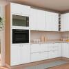 Módulo Torre Quente 172x70x56cm Micro-Ondas Forno 100% MDF Cozinha Provence Robel Hanover/Branco Matte