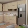 Módulo Armário Aéreo 80cm 1 Porta Basculante 100% MDF Cozinha Provence Robel Hanover/Fendi Matte