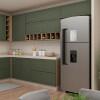 Módulo Armário Aéreo 80cm 1 Porta Basculante 100% MDF Cozinha Provence Robel Hanover/Salvia Matte