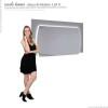 Espelho Para Buffet Sublime 160 Com LED Gelius Cinza