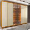 Guarda Roupa Casal Com LED 273cm x 240cm Absolut Reflecta Gelius Naturale/Off White