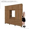 Guarda Roupa 12 Portas Diamante Capelinha Fabrimoveis Freijo
