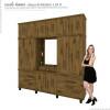 Guarda Roupa 12 Portas Diamante Capelinha Fabrimoveis Madeirado