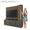 Estante Home Para TV até 55 Capri EDN Naturale/Grafite