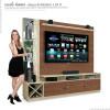 Estante Home Para TV 65 Polegadas Dakar EDN Naturale/Off White