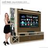 Estante Home Para TV 65 Polegadas Dakar EDN Nogal/Off White