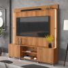 Estante Home Sala 183cm Com LED TV 75 Pol Florença Lukaliam Jequitiba