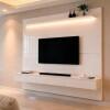 Home Painel Para TV 75¨ Com LED 180cm 3 Gavetas Norton 1.8 EDN Off White