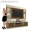 Estante Home Para TV 58 Polegadas Ravello EDN Off White/Nogal