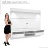 Painel Home Suspenso Para TV 60 Angra Mirarack Branco