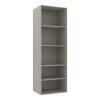 Módulo Paneleiro 70cm 4 Portas 100% MDF Cozinha Modulada Gold Robel Fendi/Cinza