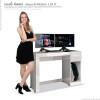 Mesa Gamer Para Computador Office Athena EDN Branco
