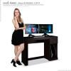 Mesa Gamer Para Computador Office Athena EDN Preto