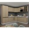 Armário Aéreo Nicho Micro-Ondas 68x70x43 Vidro Reflecta Cozinha Modulada Robel Hanover
