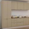 Módulo Paneleiro 208x70x56cm 4 Portas 100% MDF Cozinha Provence Robel Fendi/Fendi Matte