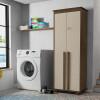 Organizador Multiuso 75cm 2 Portas México RV Móveis Freijo/Off White