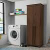 Organizador Multiuso 75cm 2 Portas México RV Móveis Noce