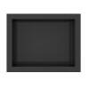 Nicho Para Banheiro 40x30x10 Mármore Sintético Cozimax Preto Liso