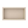 Nicho Para Banheiro 60x30x10 Mármore Sintético Cozimax Bege Liso
