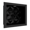 Nicho Para Banheiro 40x30 Com LED Mármore Sintético Cozimax Preto Textura