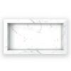 Nicho Para Banheiro 60x30x10 Porcelanato Polido Diamante Cozimax Branco