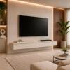 Nicho Rack Suspenso 180cm Aspen EDN Off White