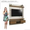 Painel Para TV até 55 Invictus 135 EDN Off White/Naturale