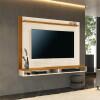 Painel Para TV 55 Polegadas 140cm Davos EDN Off White/Cedro