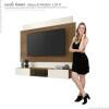 Painel Para TV até 55 Belize EDN Naturale/Off White