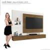 Painel Para TV até 55 Cairo EDN Naturale/Off White