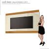 Painel Para TV 75 Polegadas Sala Quarto Legacy 200cm EDN Off White/Cedro