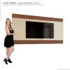 Painel Para TV até 65 Polegadas Merlot 180 EDN Off White/Naturale