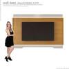 Painel Para TV 75 Polegadas Com LED 2.1 Koly EAX Móveis Off White/Tauari