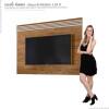 Painel Para TV Até 55 Pol Napole 1.6 Lukaliam Canela/Off White