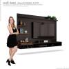 Painel Para Sala TV 55 Palladium 1.8 EDN Preto