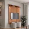 Painel Pequeno 136x180cm Para TV 55 River 1.36 Lukaliam Jequitiba
