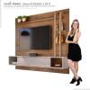 Painel Para TV Até 55 Pol Supreme 1.8 Lukaliam Canela/Off White