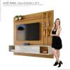 Painel Para TV 55 Polegadas 180cm Supreme 1.8 Lukaliam Tauari/Off White