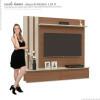 Painel Para TV Até 46 Pol Trend 1.6 Patrimar Canelato/Off White