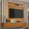 Painel Para TV 46 Polegadas 160cm Trend 1.6 Patrimar Cumaru/Off White
