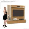 Painel Para TV Até 46 Pol Trend 1.6 Patrimar Novare/Off White