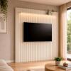 Painel Ripado 229cm Para TV até 85¨ Com LED Arbo 2.3 EDN Off White