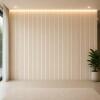Placa Painel Ripado Madeira MDF 188cm x 240cm Arbo EDN Off White