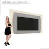 Painel Para TV Até 75 Polegadas Sublime 2.2 Gelius Cinza/Off White