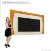 Painel Para TV Até 75 Polegadas Sublime 2.2 Gelius Off White/Naturale
