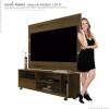 Rack 5808 Com Painel Para TV 5303 JB Bechara Canela