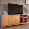 Rack Bancada Sala 183cm Para TV 75 Polegadas Sunny 1.83 Lukaliam Jequitiba