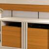 Rack Sala Para TV 60 Polegadas 160cm Carrara EDN Off White/Cedro
