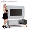 Rack com Painel Para TV Classic 1G 1.4 Imcal Branco